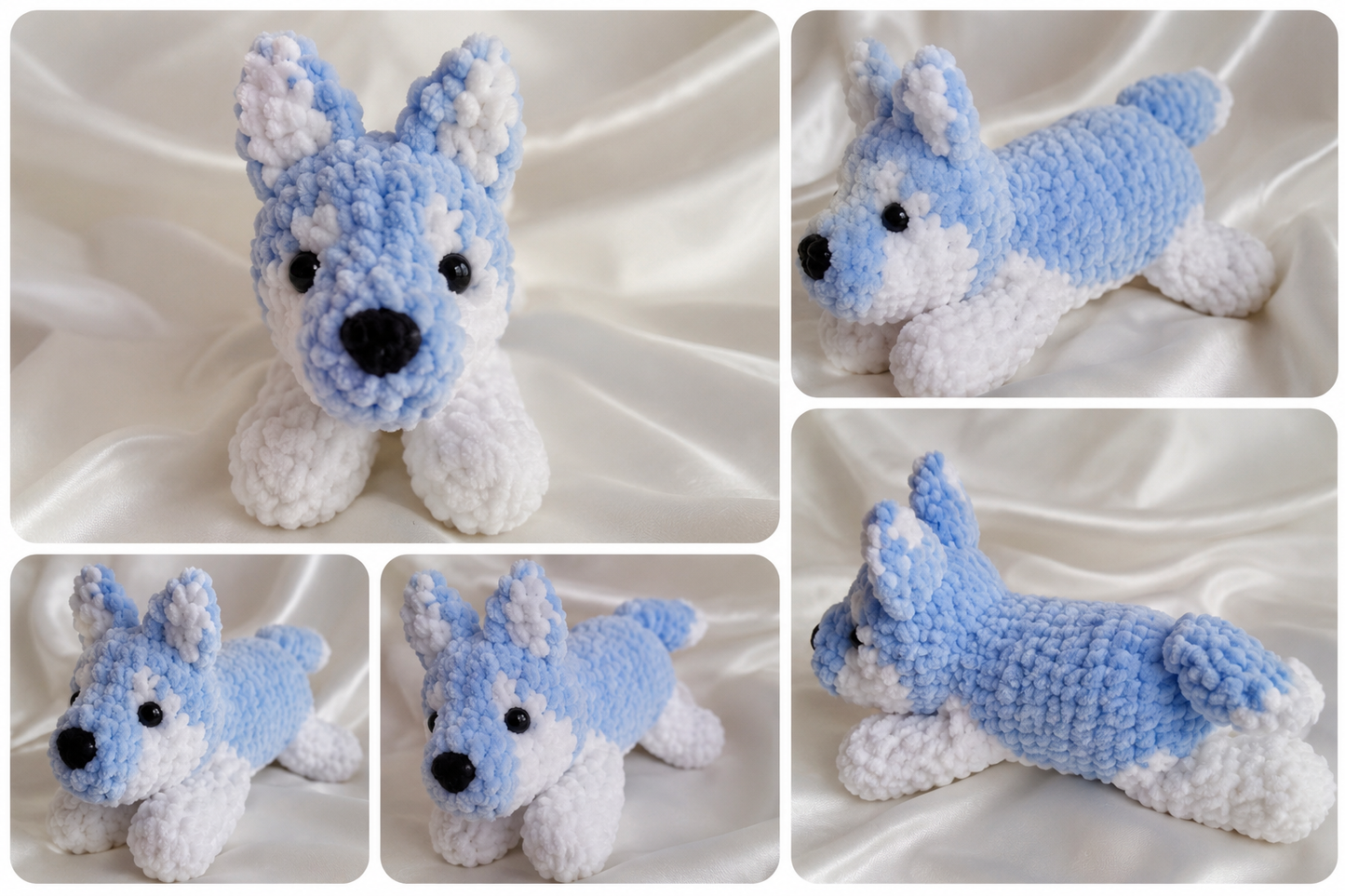 Snowy Husky Plush