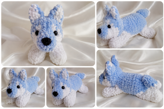 Snowy Husky Plush
